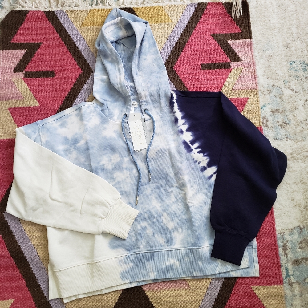 L Space Monica Wise Tie Dye Hoodie Medium